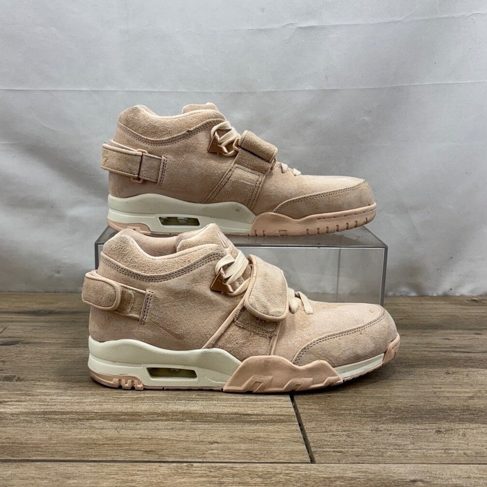 Nike Air Trainer‎ 3 Victor Cruz Pink Quartz Suede Mens Sneakers 812637-800